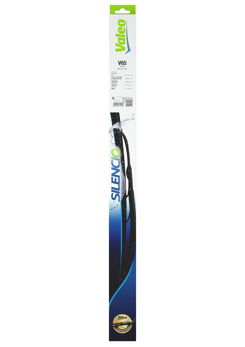 VALEO 574180V 574180V STERGATOR SILENCIO V65 1X650MM - VALEO 